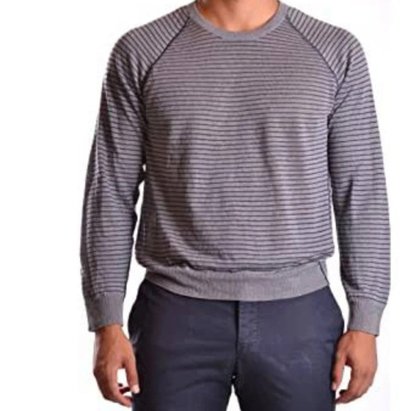 ARMANI COLLEZIONI MENS STRIPED SWEATER - Picture 1 of 6
